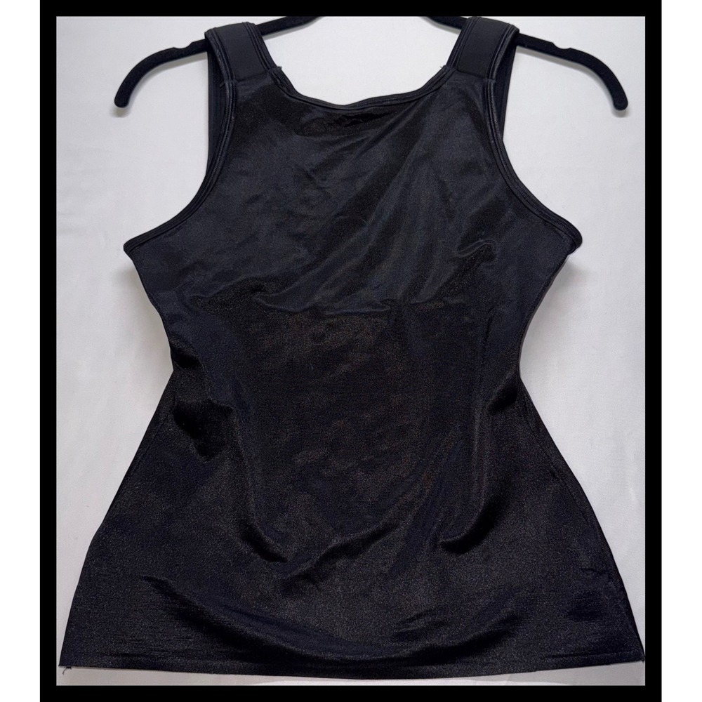 TC Fine Shapewear Camisole Tank Top Womens XL Black Shaping Compression